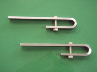 Pressed products of hard steel materials